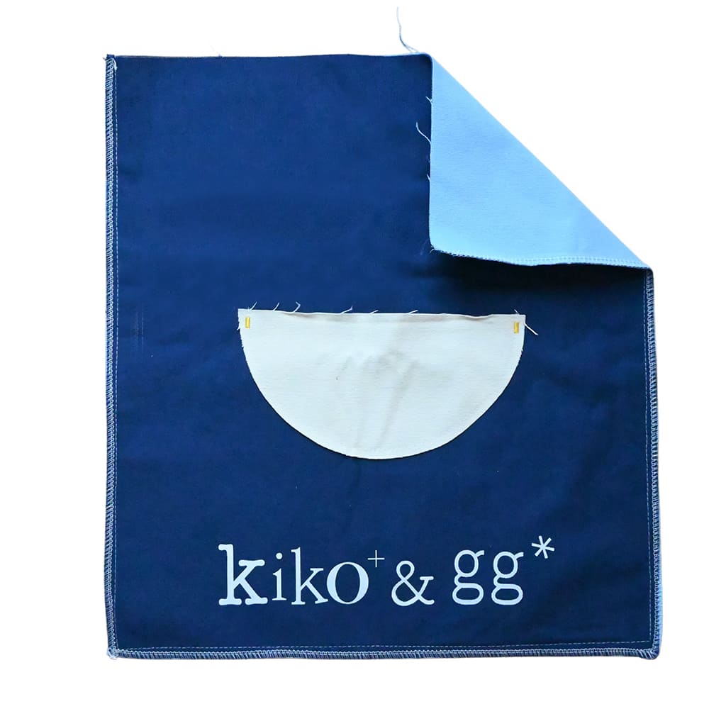 [NEW]カラーラッピングバッグ（配色/ネイビー&ブルー） - kiko+ and gg*